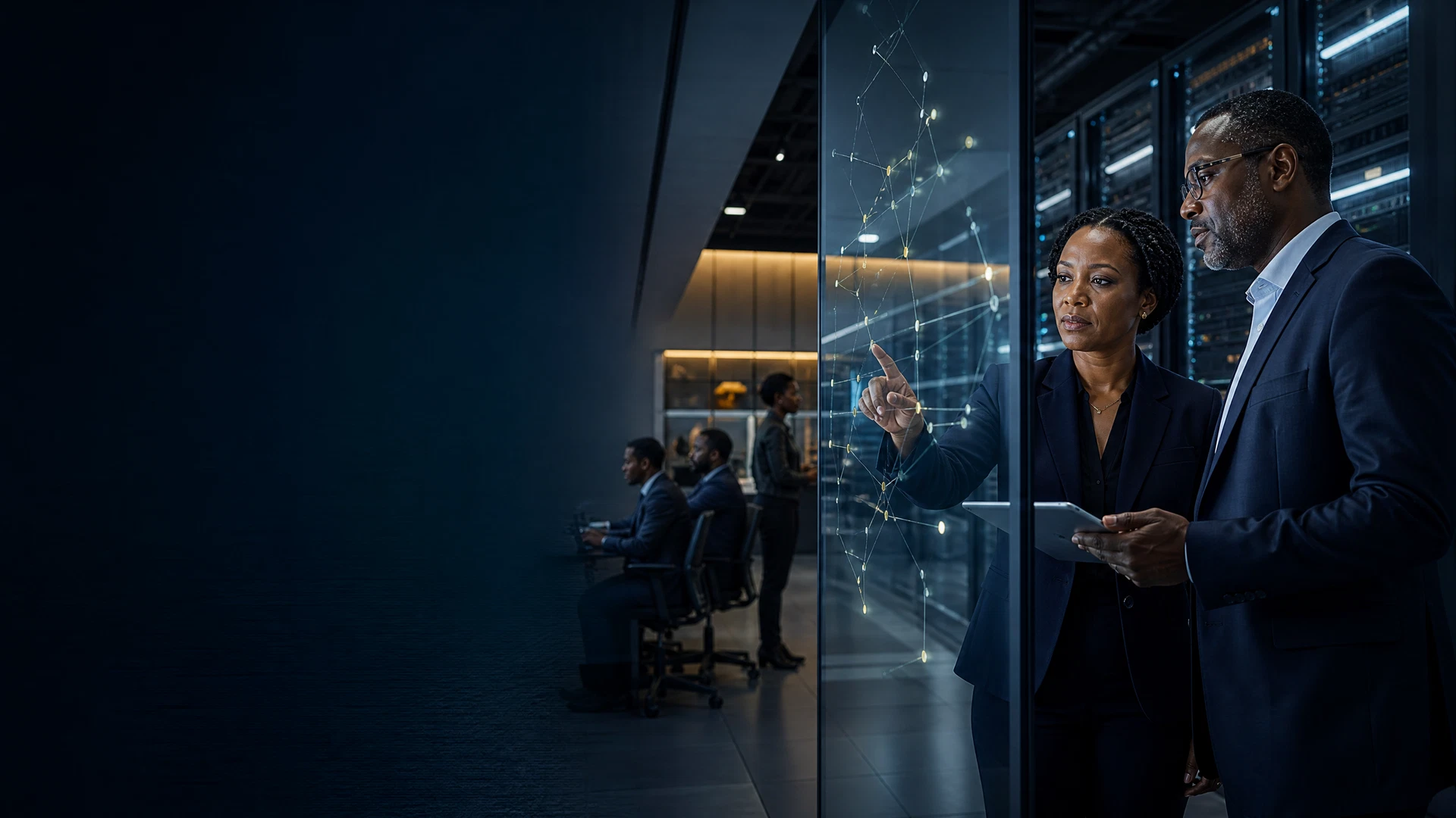 African technology and programme leaders in a secure infrastructure operations environment